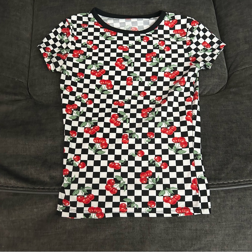 Checkered fitted shirt